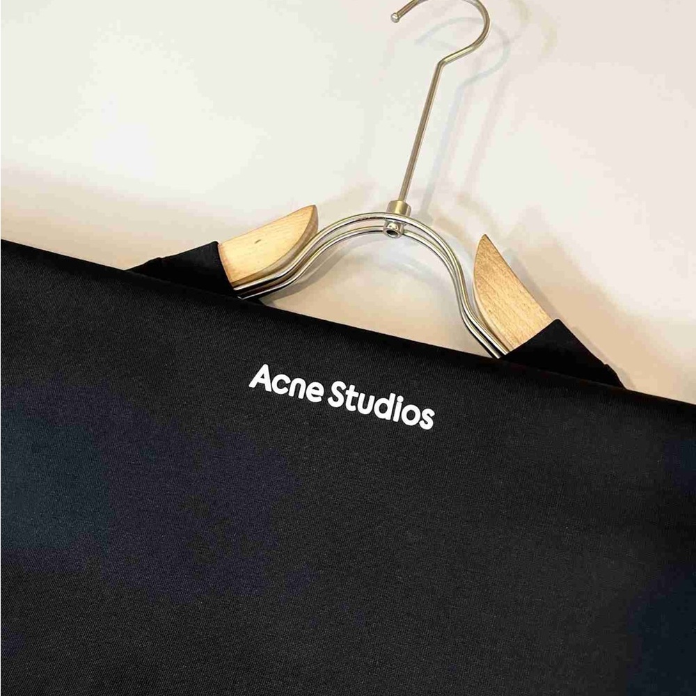 Acne Stuidios black short-sleeved T-shirt - Picture 4 of 7